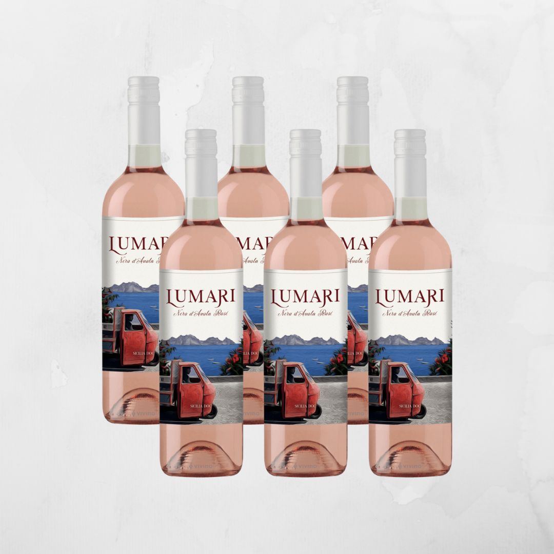 Nero d'Avola Rosé 'Lumari', Italy (6 bottle case)