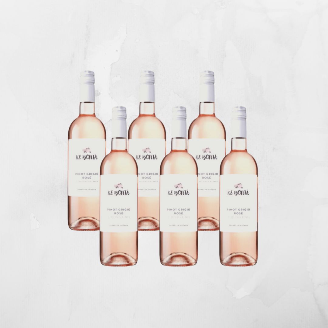 Ke Bonta Pinot Grigio Rosé, Italy (6 bottle case)